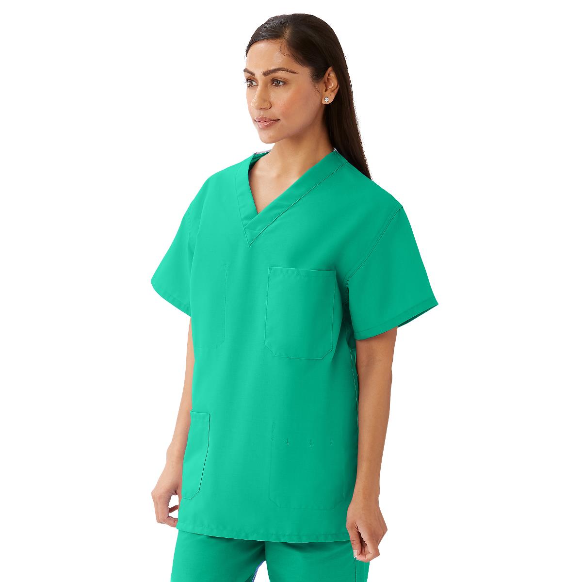 angelstat-unisex-reversible-v-neck-scrub-top-with-4-pockets-jade-size-2xl-angelica-color-code-1-ea-m630ntjxxl-ca_1