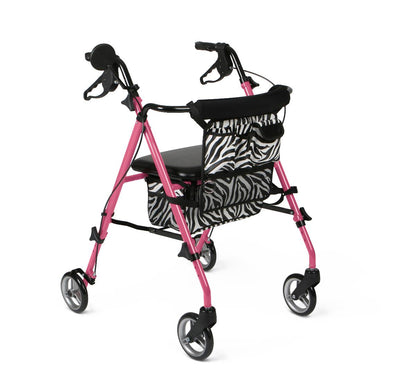 posh-rollator-with-6-wheels-pink-with-zebra-print-bag-1-ea-mds86835she_1