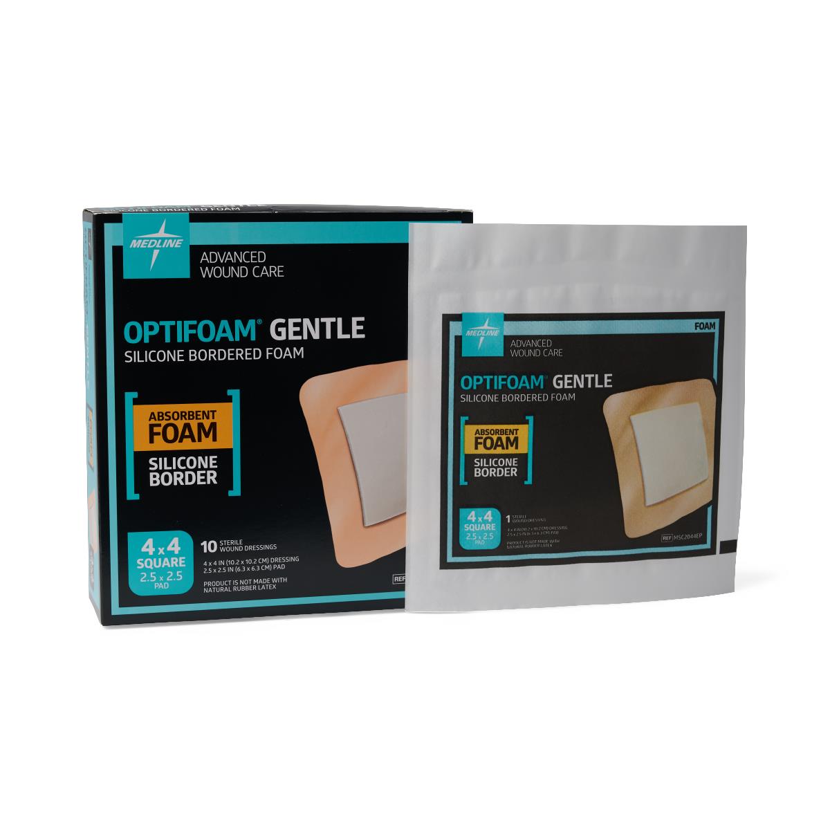 optifoam-gentle-foam-wound-dressing-with-silicone-adhesive-border-4-x-4-in-educational-packaging-100-cs-msc2044ep_1