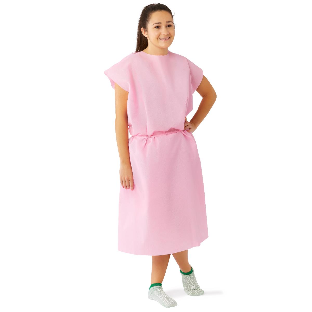 sleeveless-tape-tab-neck-and-waist-tie-multilayer-patient-gown-pink-size-regular-large-50-cs-non27048_1