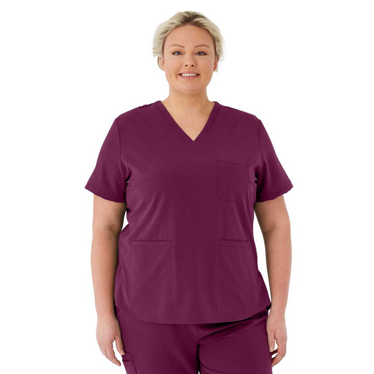 lex-ave-womens-scrub-top-wine-size-3xl-1-ea-4802wnexxxl_1