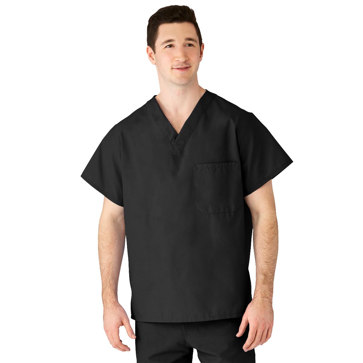 610-angelstat-black-scrub-tops-with-angelica-color-coding-1-ea-610blkxs-ca_1