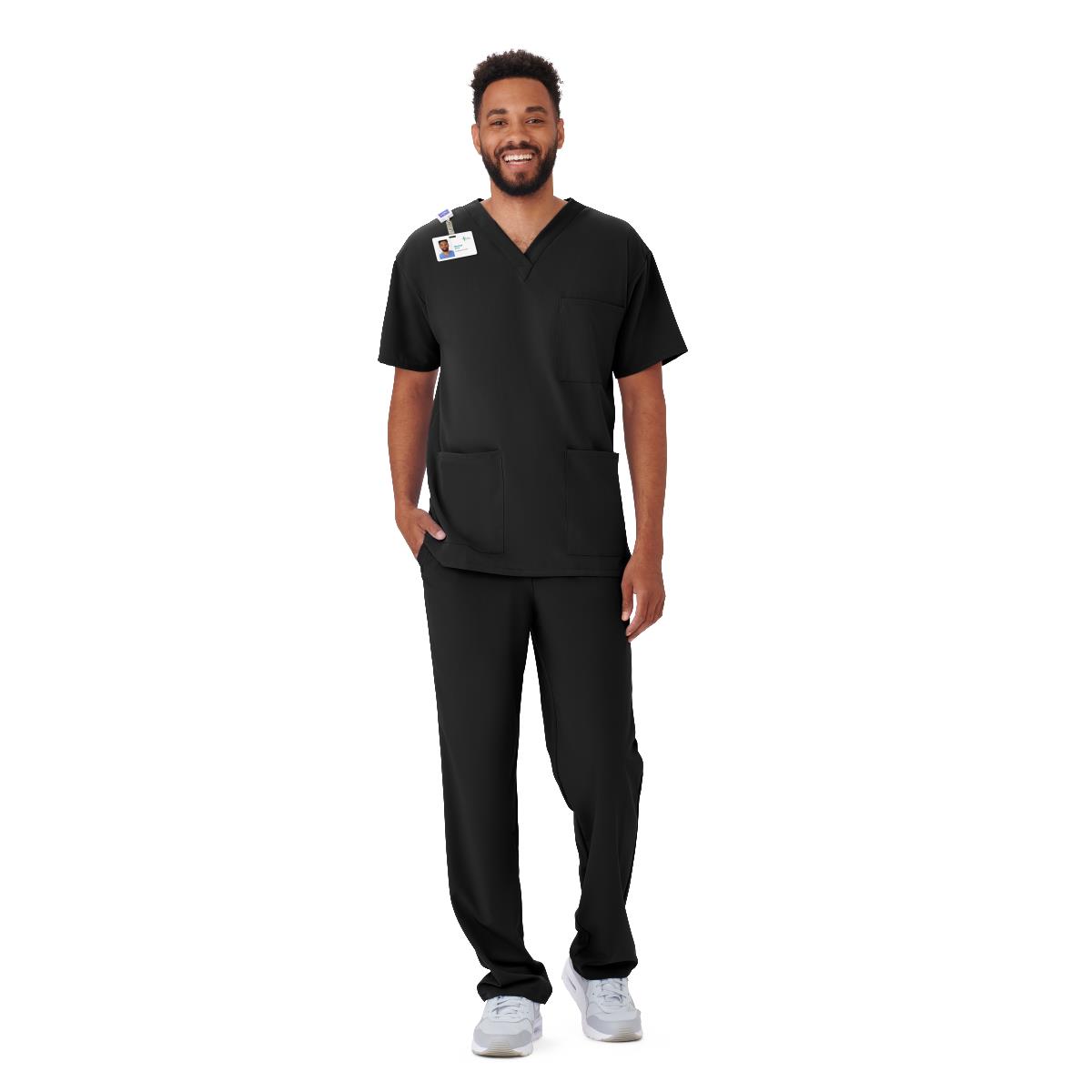 henderson-ave-unisex-scrub-top-with-3-pockets-black-size-2xs-1-ea-4615blkxxs_1