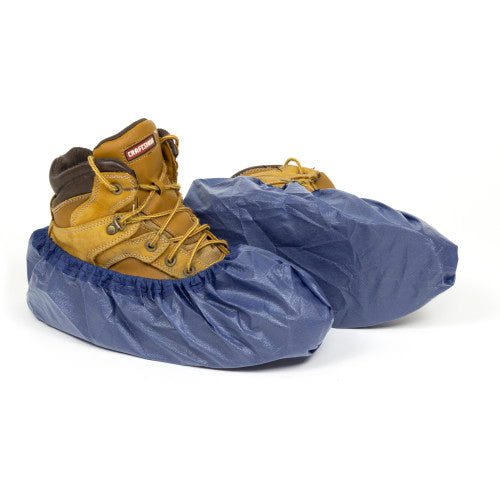 Safety Zone® Premium Waterproof Anti-Skid Shoe & Boot Covers, Dark Blue, 120/Box, 2 bxs/Case, X-Large (SZNDA-SC500-XL)