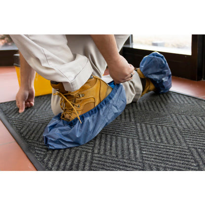 Safety Zone® Premium Waterproof Anti-Skid Shoe & Boot Covers, Dark Blue, 120/Box, 2 bxs/Case, X-Large (SZNDA-SC500-XL)
