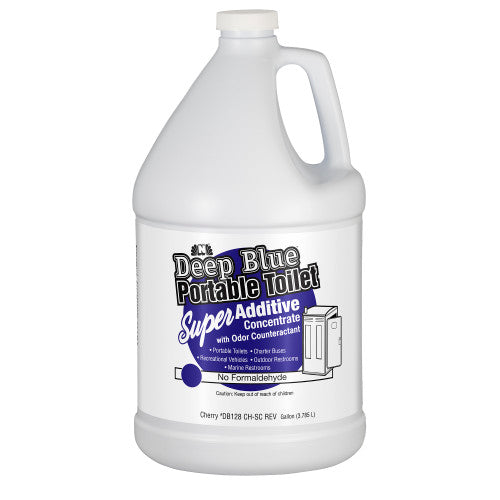 Hospeco® Deep Blue® Portable Toilet Super Additive Concentrate Deodorizer, Cherry 1 Gal. (HOSDB128CH-SC)