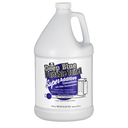 Hospeco® Deep Blue® Portable Toilet Super Additive Concentrate Deodorizer, Cherry 1 Gal. (HOSDB128CH-SC)
