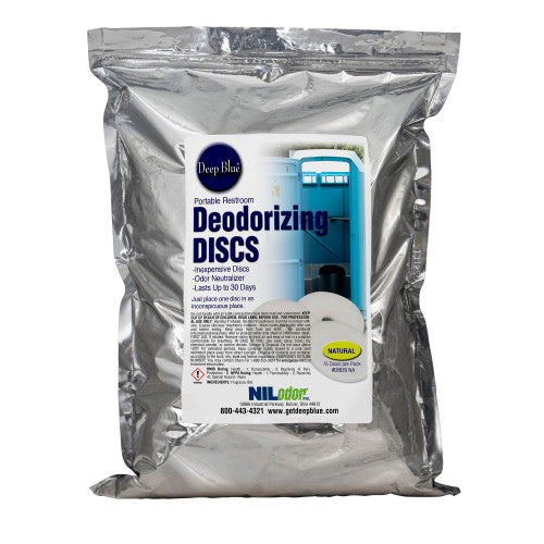 Hospeco® Deep Blue® Portable Restroom Deodorizing Discs, 75/Bag, 3 Bags/Case (HOSDBDSNA)