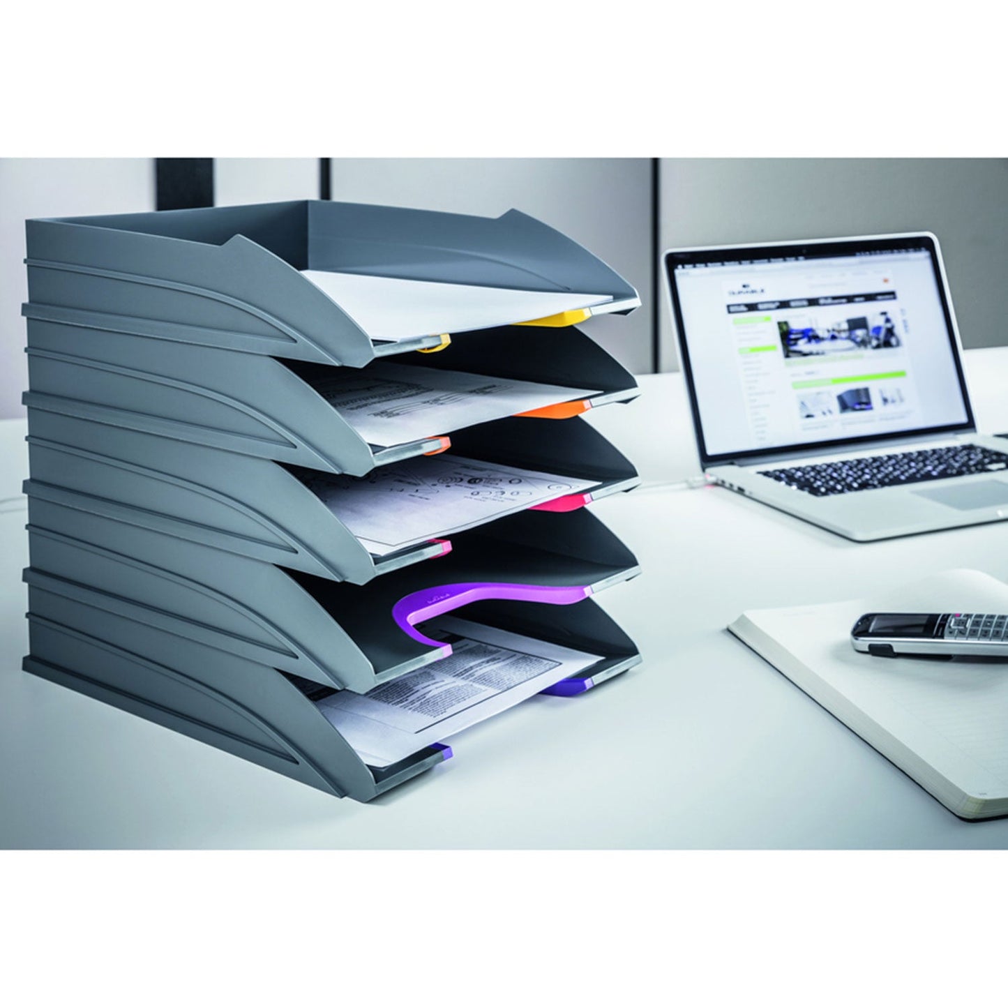 durable-varicolor-5-compartment-stackable-plastic-letter-tray-set-num-dbl770557_5