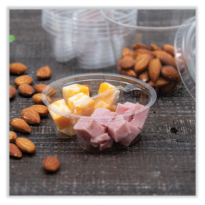 Dart Plastic Cup Insert, 3.5 oz, 3.6" Diameter x 1.3"h, Clear, 1,000/Carton (DCCPF35C2)