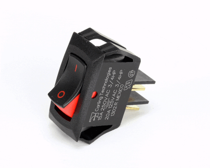 Delfield DEL2190154 Switch, Rocker, SPST, 15A, 250V (DEL2190154)
