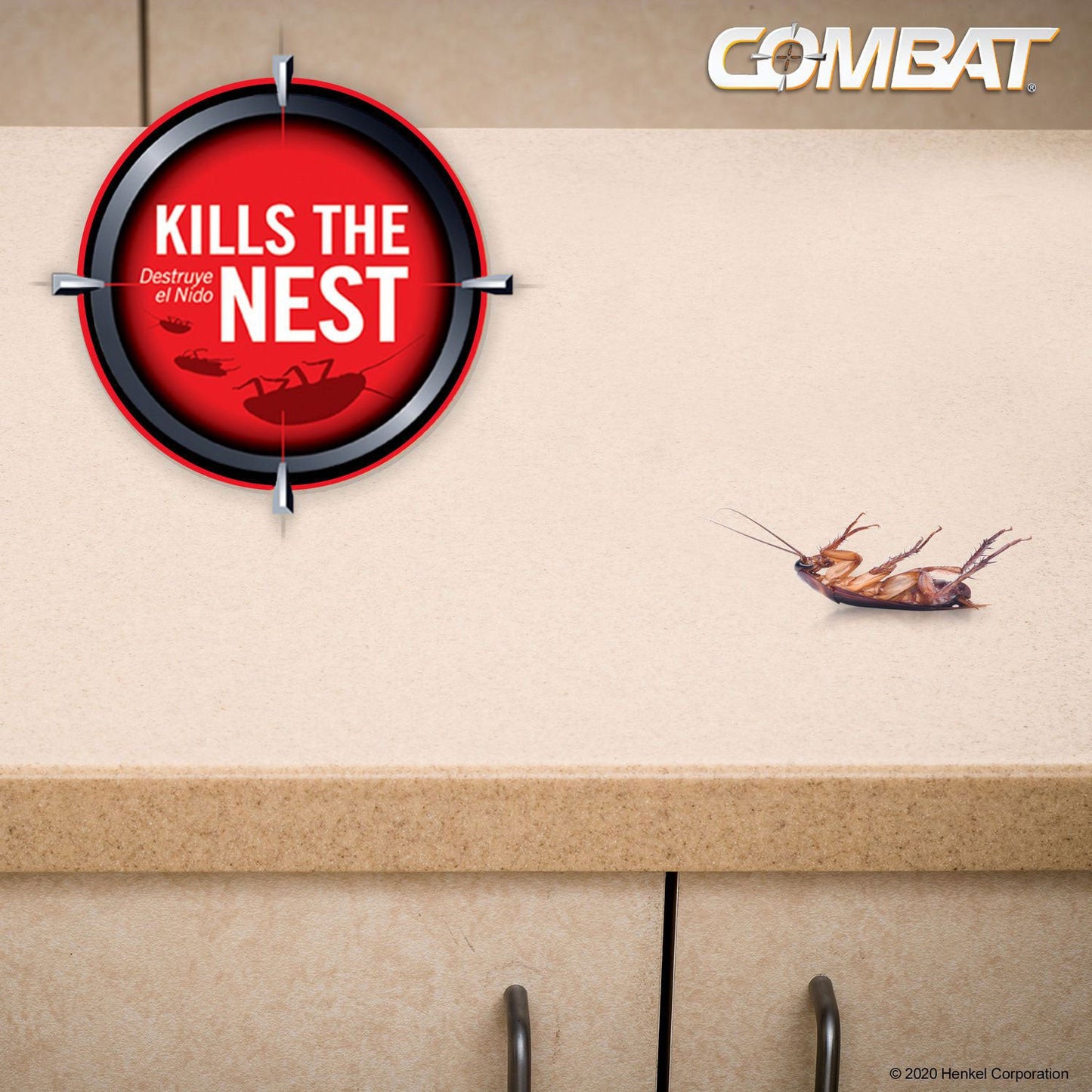 Combat Roach Bait Insecticide, 0.42 oz, 12/Pack, 10 Packs/Carton (DIA05701)