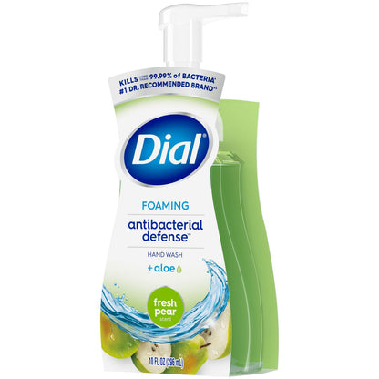 Dial Professional Antibacterial Foaming Hand Wash, Fresh Pear, 8 oz, 8/Carton (DIA34721)