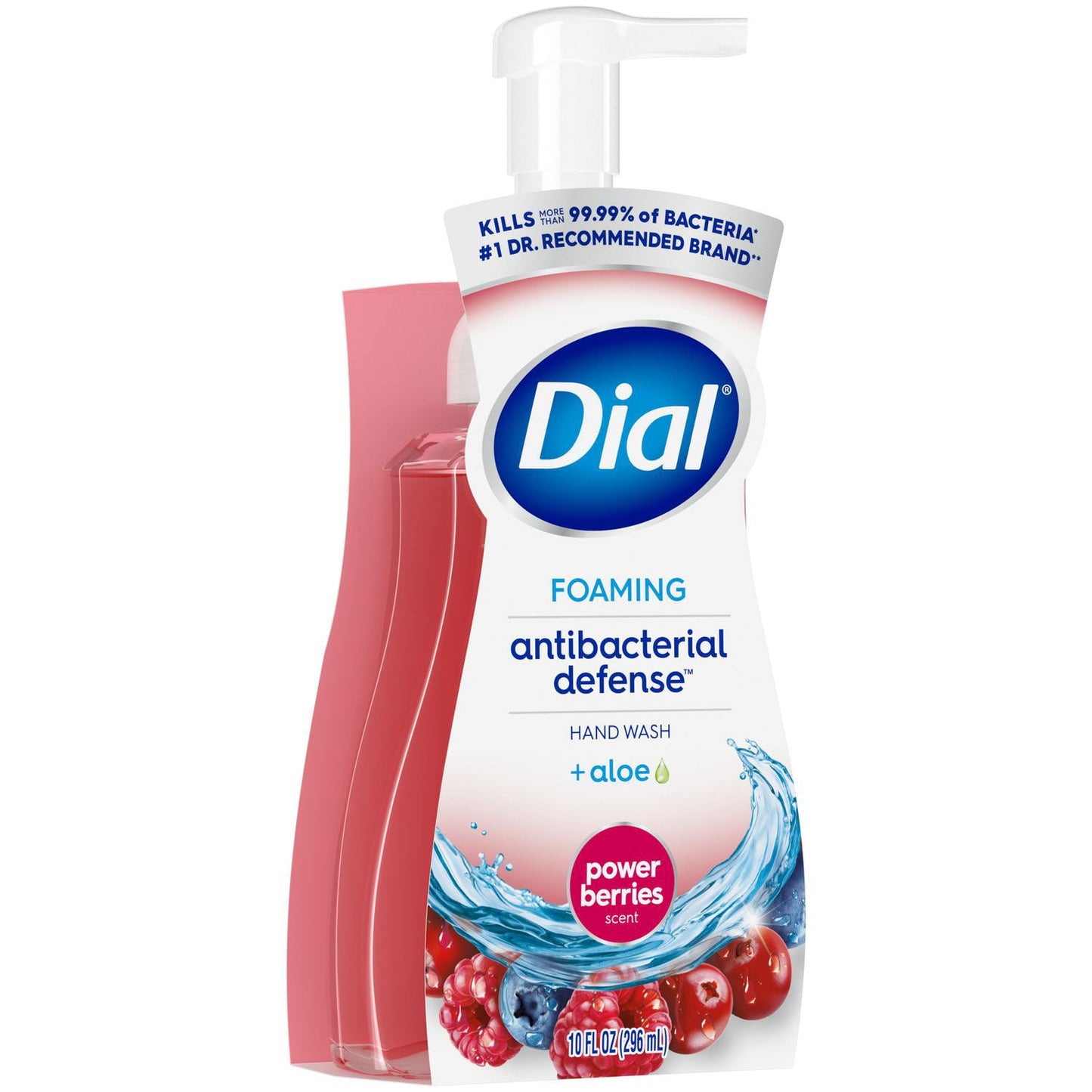 Dial Professional Antibacterial Foaming Hand Wash, Power Berries, 10 oz, 8/Carton (DIA34727)