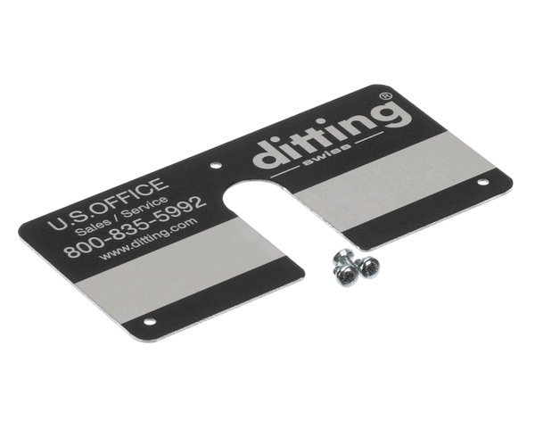 Ditting USA 703460 Operating Label Ditting Usa Ditting 804 (DIG703460)