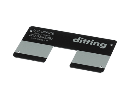 Ditting USA 703482 Operating Label Ditting Usa Ditting 804 (DIG703482)