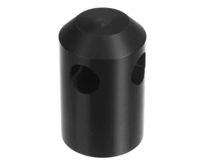 Dinex Dxp13700384 Tq Black Top Rail Holder - 2 Holes (DINDXP13700384)