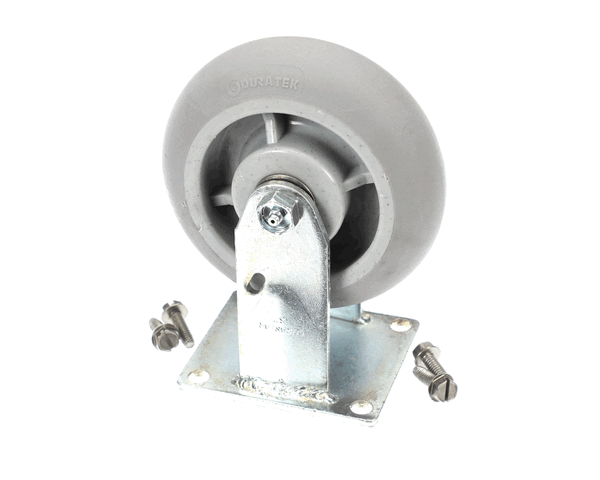 Dinex DINDXSUSKIT6RD07 caster without brake, rigid plate, 6 inches, single (DINDXSUSKIT6RD07)