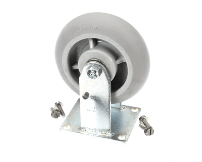 Dinex DINDXSUSKIT6RD07 caster without brake, rigid plate, 6 inches, single (DINDXSUSKIT6RD07)