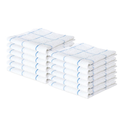 Arkwright Home® Cooks Linen Dishcloth 12x12 Blue, 12/Pack (DISH-BLUE)