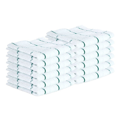 Arkwright Home® Cooks Linen Dishcloth 12x12 Green, 12/Pack (DISH-GREEN)