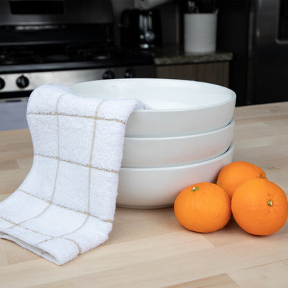 Arkwright Home® Cooks Linen Dishcloth 12x12 Tan, 12/Pack (DISH-TAN)