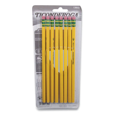 Dixon Tri-Write Triangular Pencil, HB  (#2), Black Lead, Yellow Barrel, 8/Pack (DIX13852)