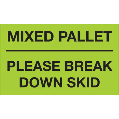 tape-logic-r-3-x-5-mixed-pallet-please-break-down-skid-fluorescent-green-labels-dl1112_1