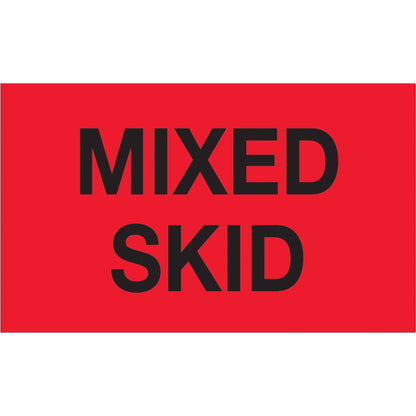 tape-logic-r-3-x-5-mixed-skid-fluorescent-red-labels-dl1113_1