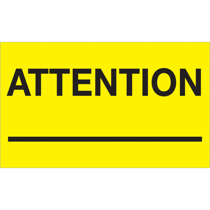 tape-logic-r-3-x-5-attention-fluorescent-yellow-labels-dl1125_1