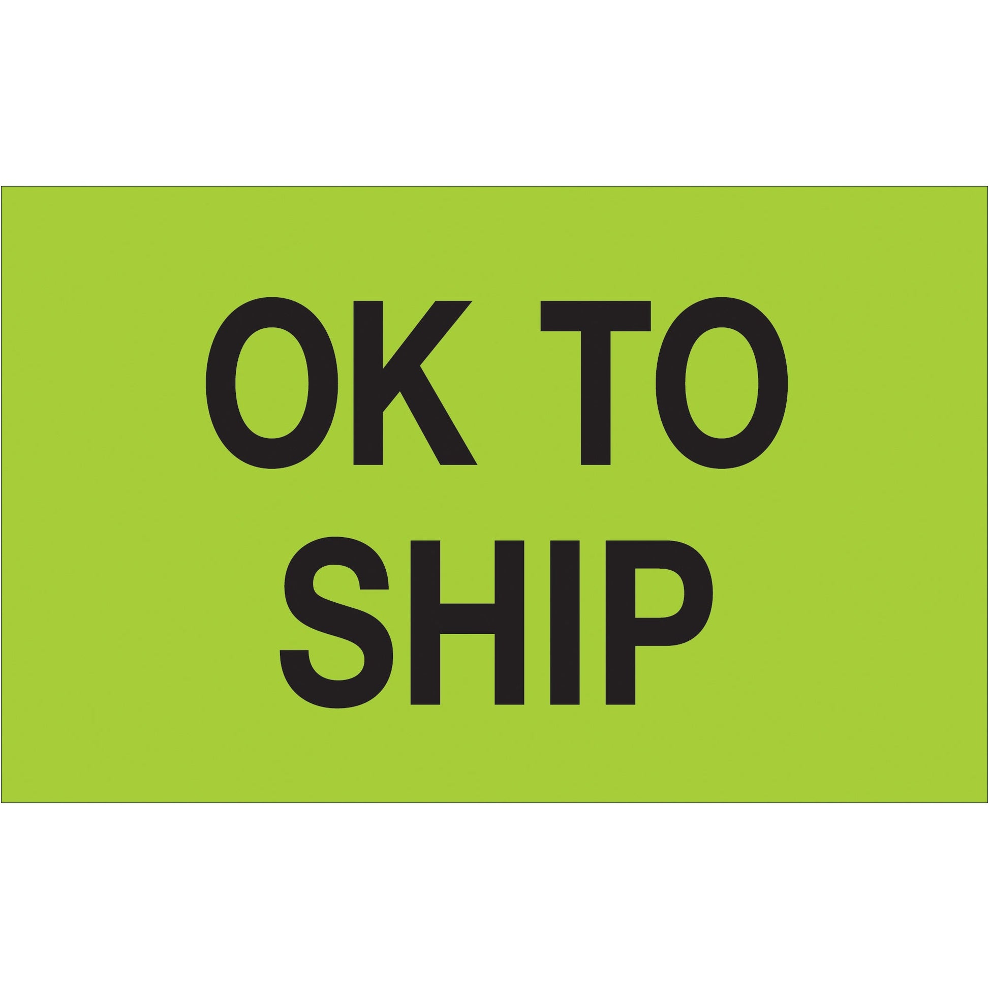 tape-logic-r-1-1-4-x-2-ok-to-ship-fluorescent-green-labels-dl1173_1
