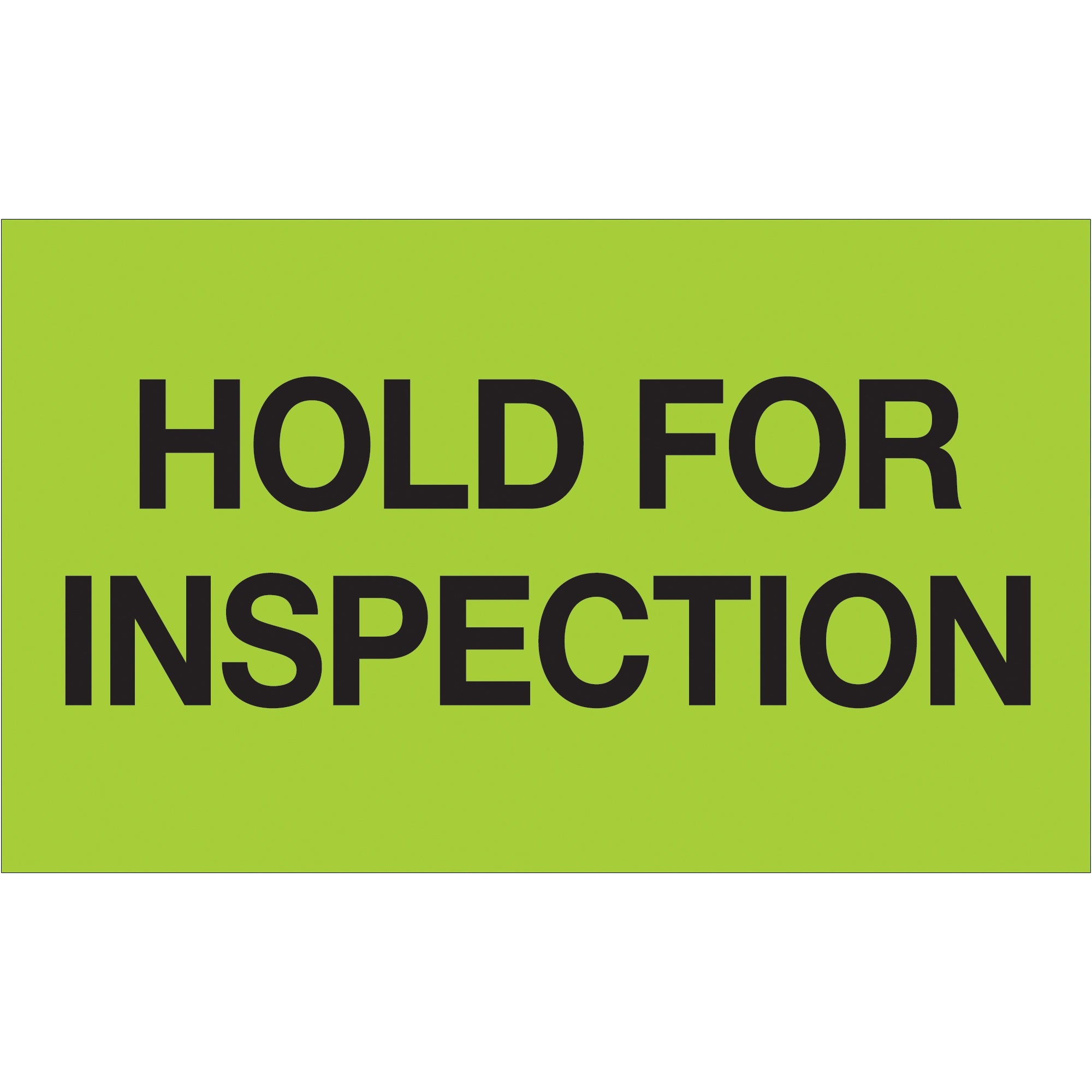 tape-logic-r-3-x-5-hold-for-inspection-fluorescent-green-labels-dl1222_1