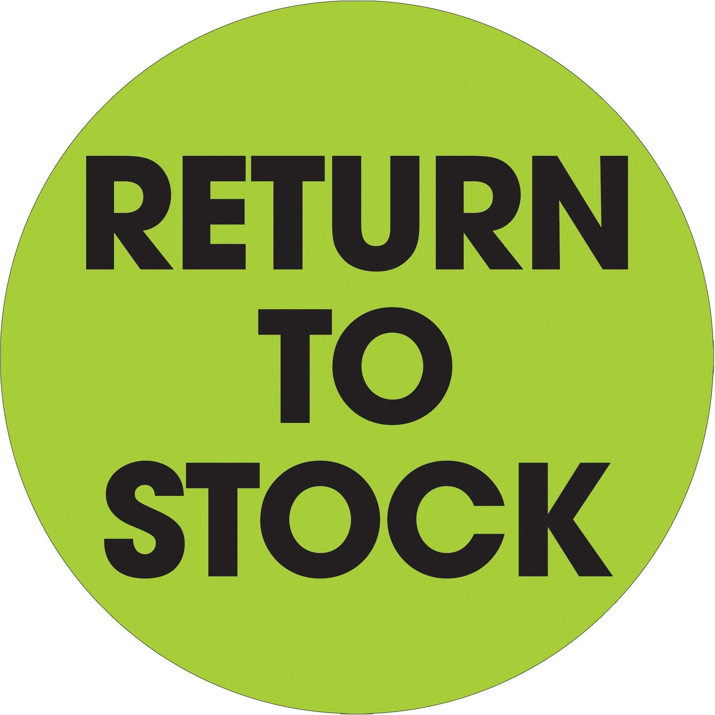 tape-logic-r-2-circle-return-to-stock-fluorescent-green-labels-dl1247_1