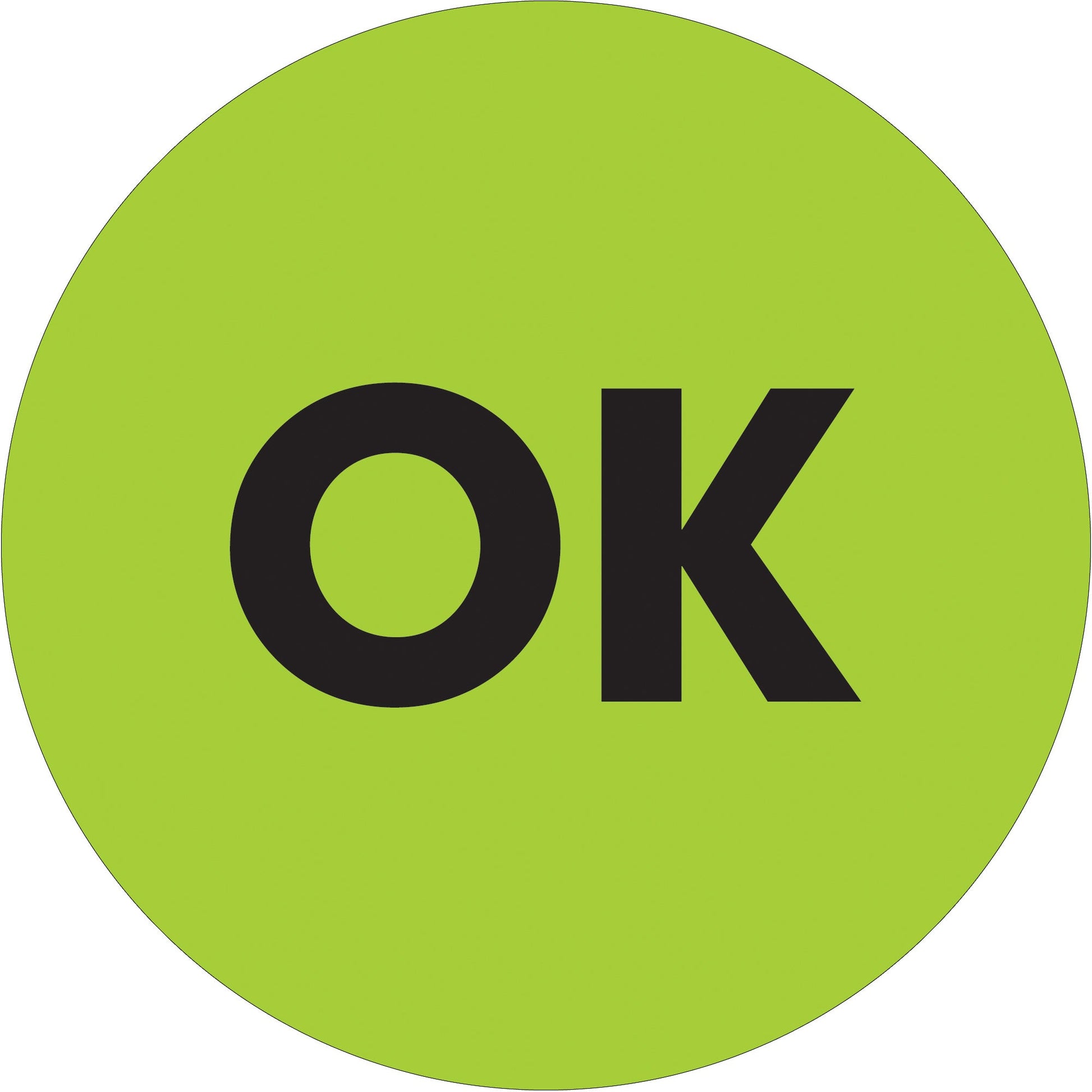 tape-logic-r-1-circle-ok-fluorescent-green-labels-dl1271_1