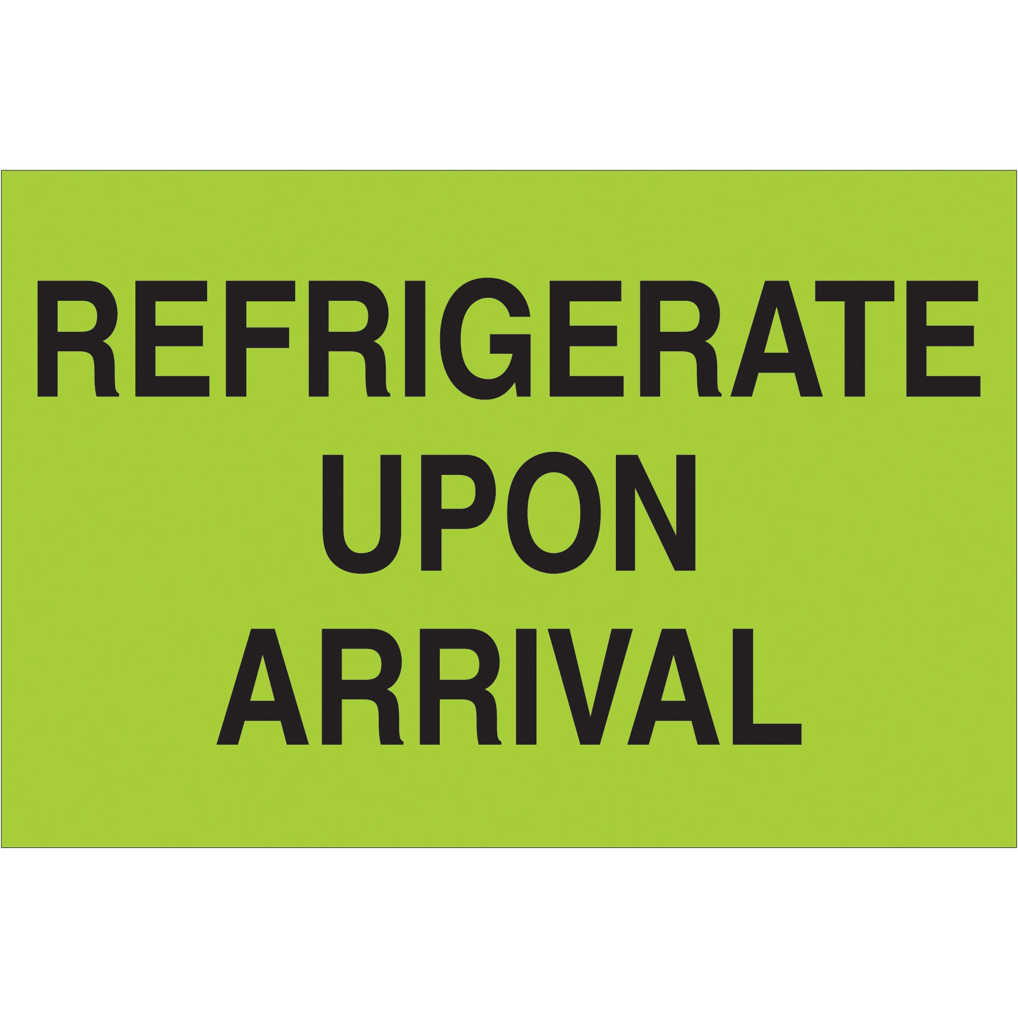 tape-logic-r-2-x-3-refrigerate-upon-arrival-fluorescent-green-labels-dl1327_1