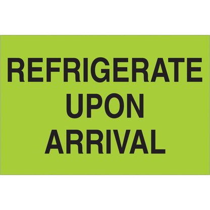 tape-logic-r-2-x-3-refrigerate-upon-arrival-fluorescent-green-labels-dl1327_1