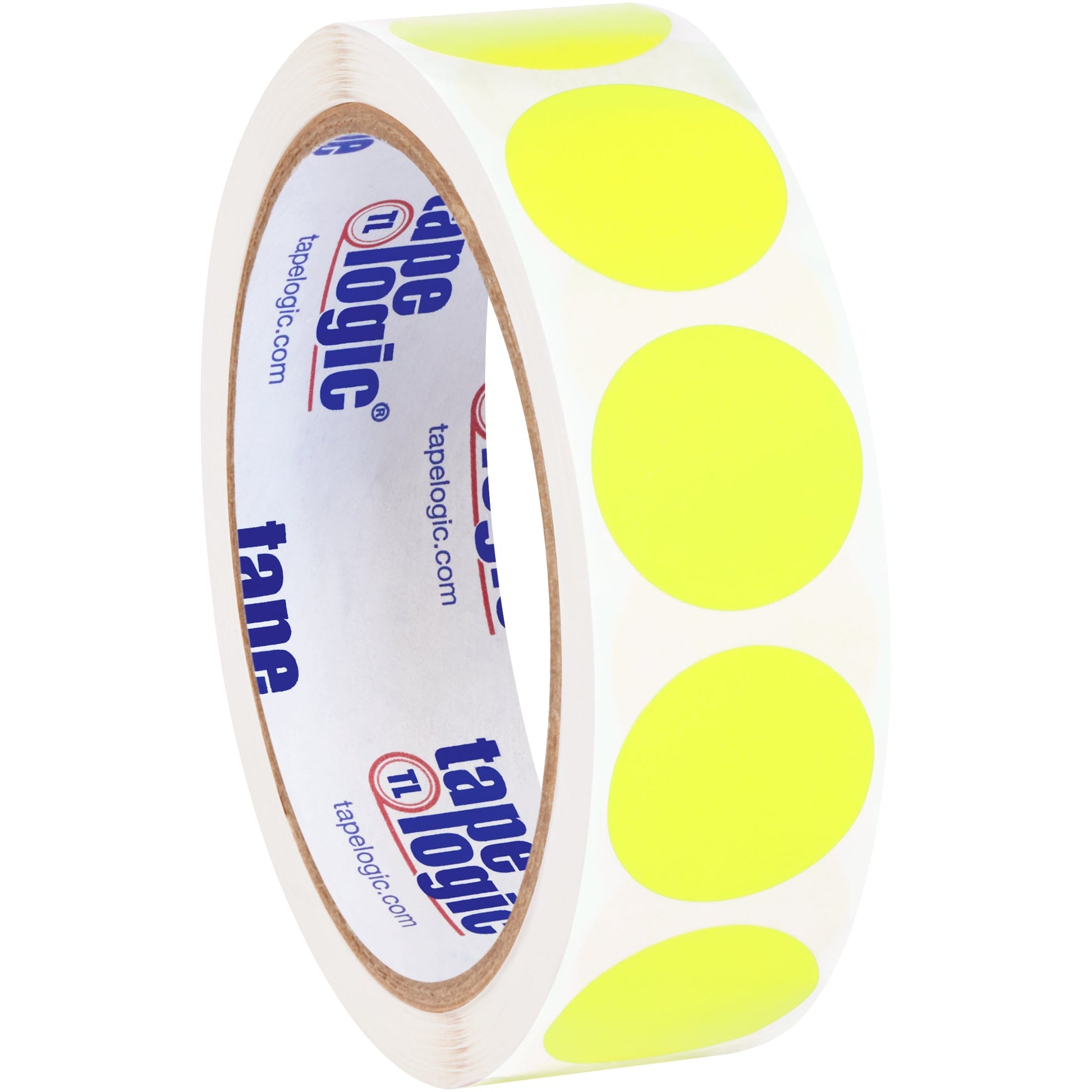 tape-logic-r-1-circles-fluorescent-yellow-removable-labels-dl1389fy_1
