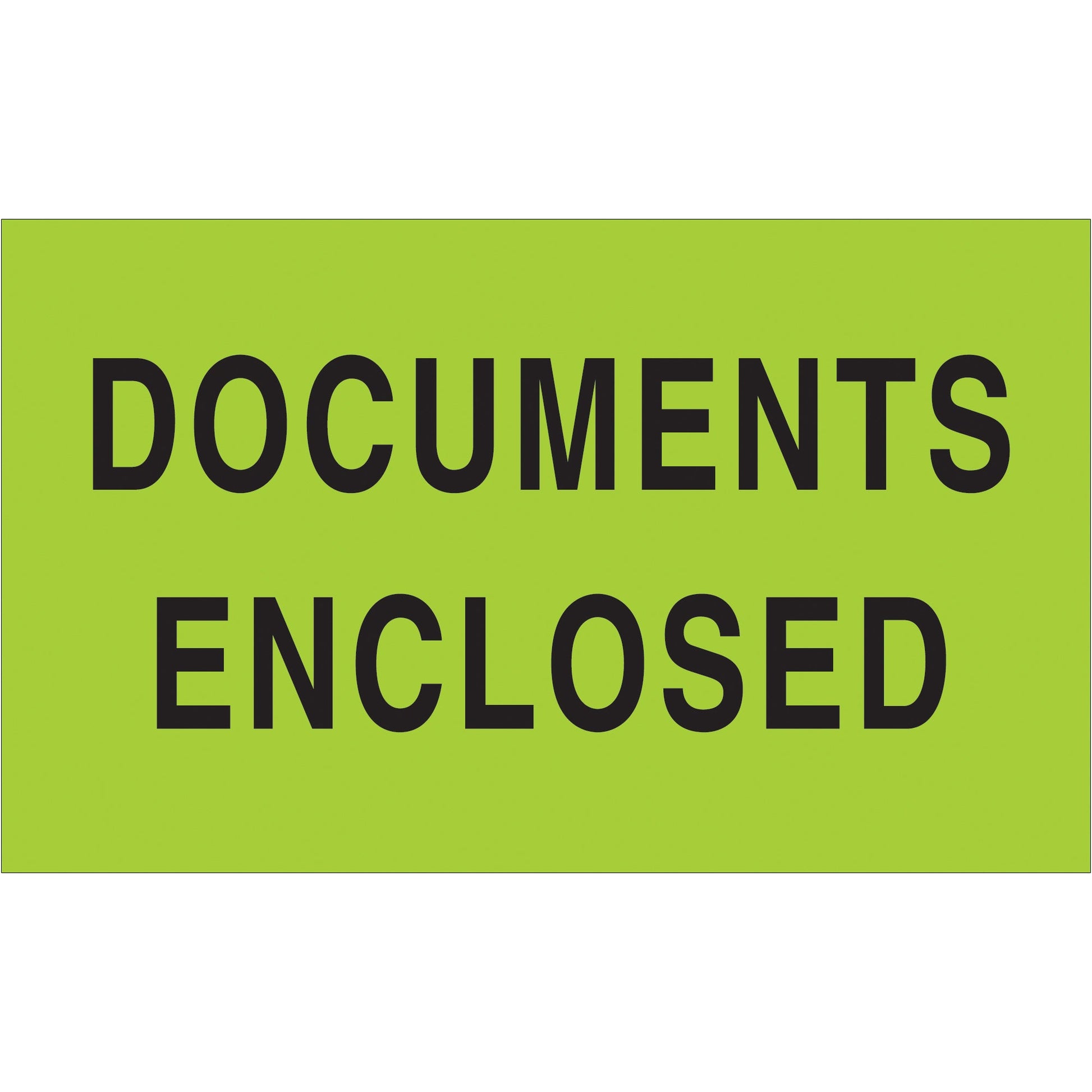 tape-logic-r-3-x-5-documents-enclosed-fluorescent-green-labels-dl2141_1