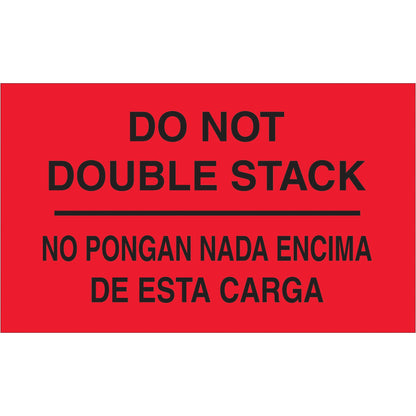 tape-logic-r-3-x-5-no-pongan-nada-encima-de-esta-carga-fluorescent-red-bilingual-labels-dl3051_1