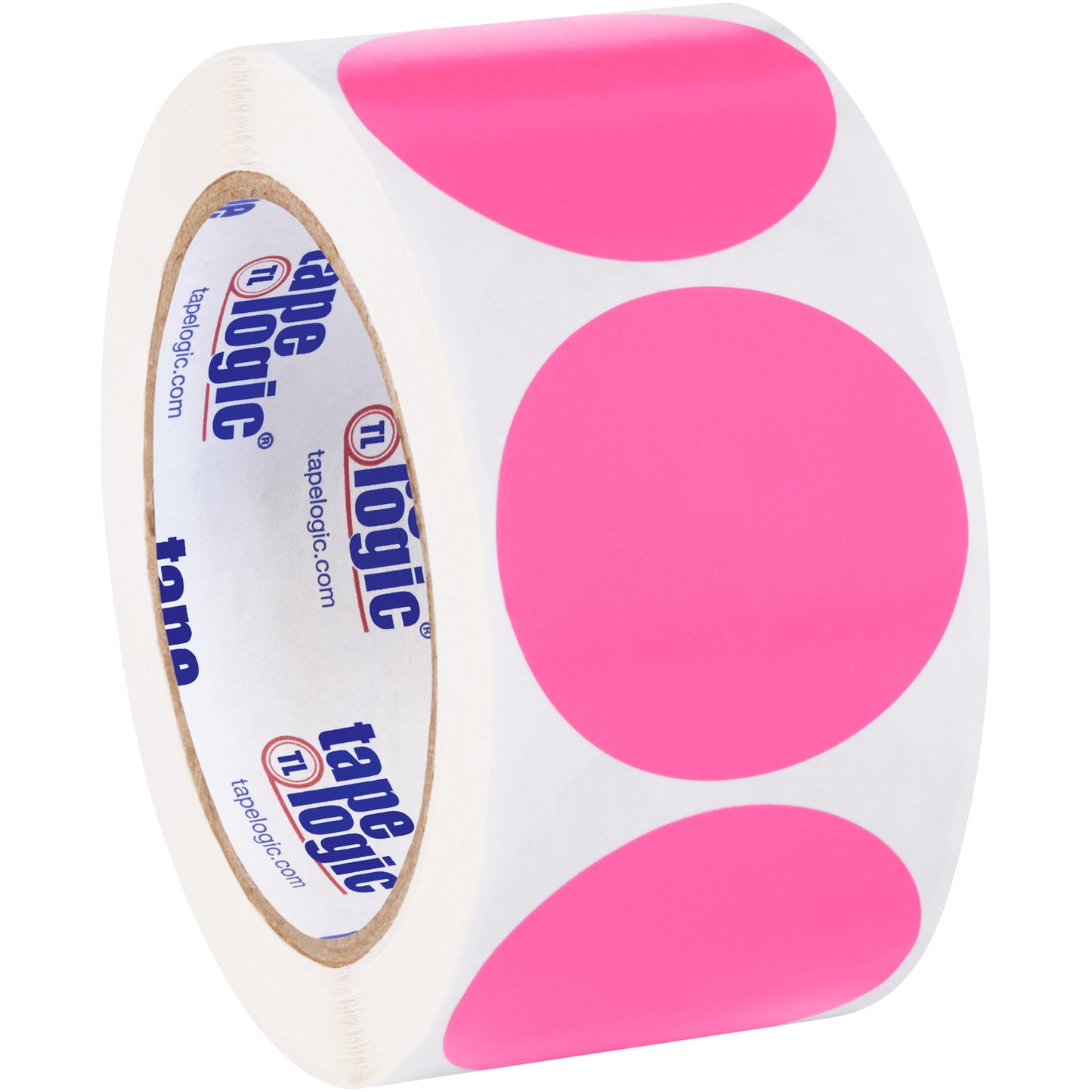 tape-logic-r-2-fluorescent-pink-inventory-circle-labels-dl613k_1