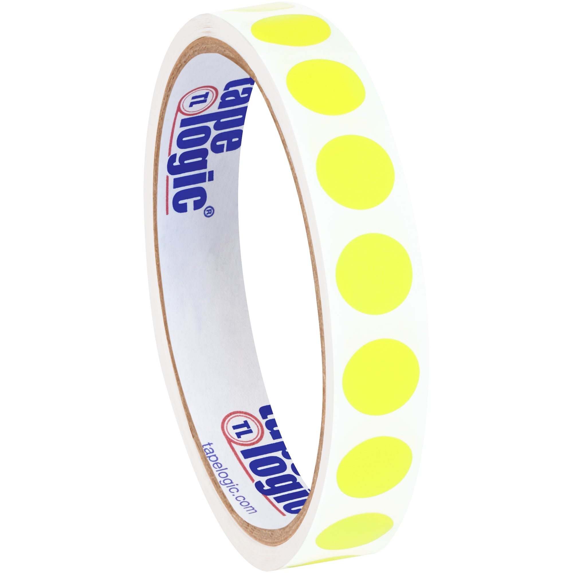 tape-logic-r-1-2-fluorescent-yellow-inventory-circle-labels-dl690l_1