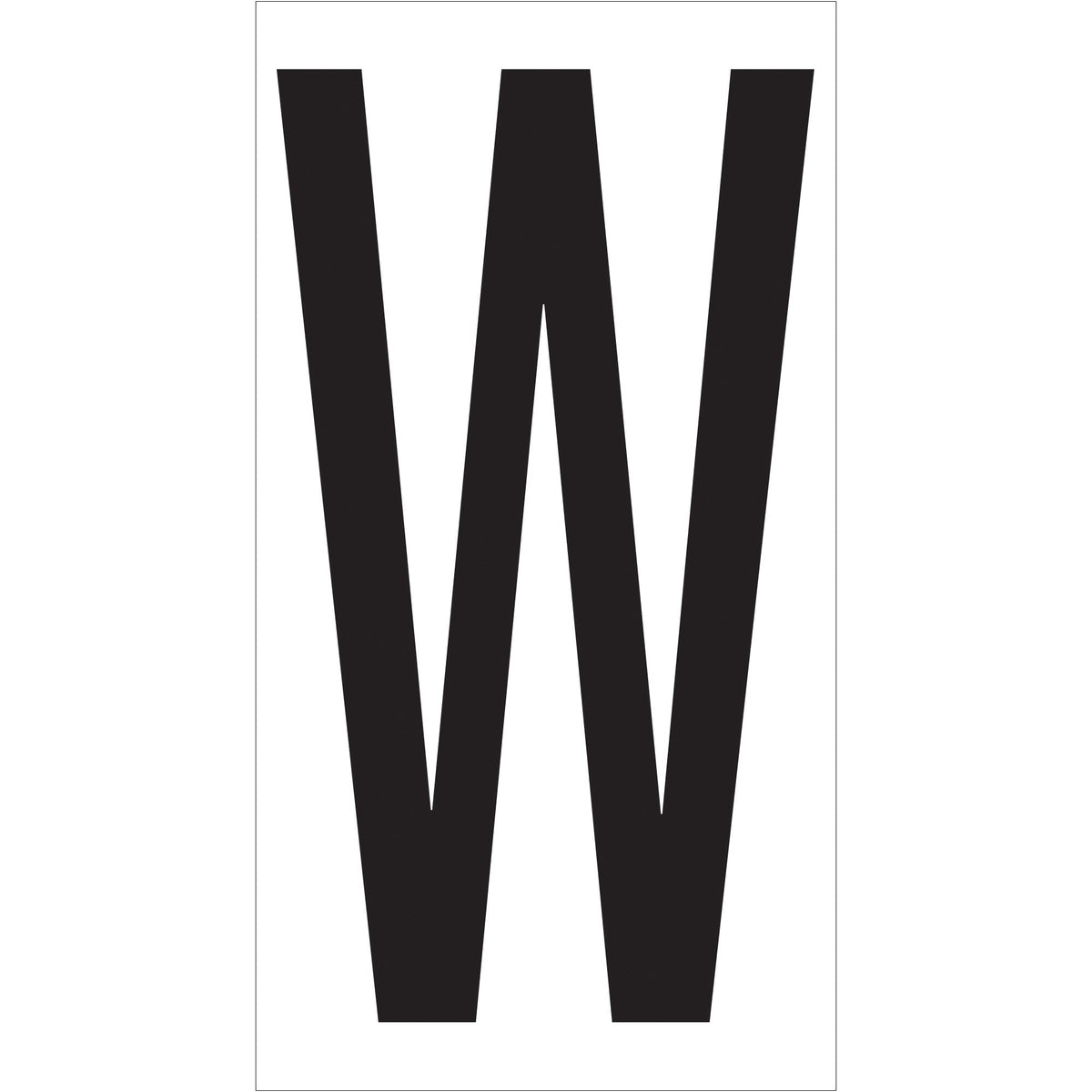 Single Letter Labels 3 1/2