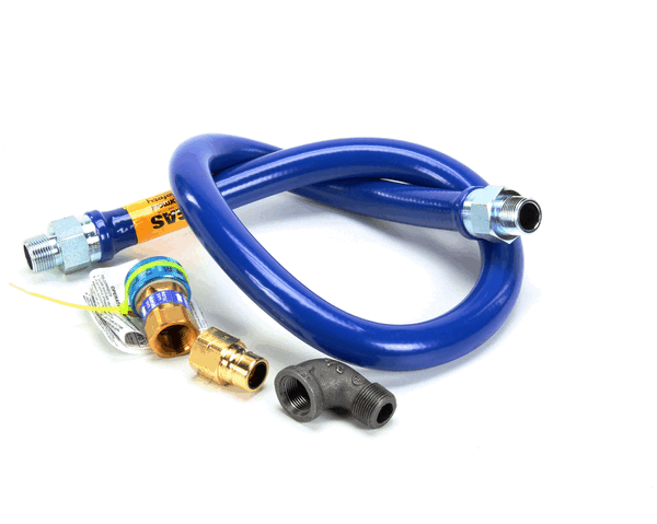 Dormont DR1675BPQ48 Blue Hose Gas Connector BPQ 3/4 inches x 48 inches (DR1675BPQ48)