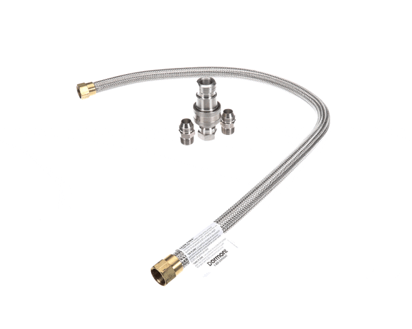 Dormont W75B2Q48 Hi-Psi Water Connector, 3/4 Dia., 48 L, (DRW75B2Q48)