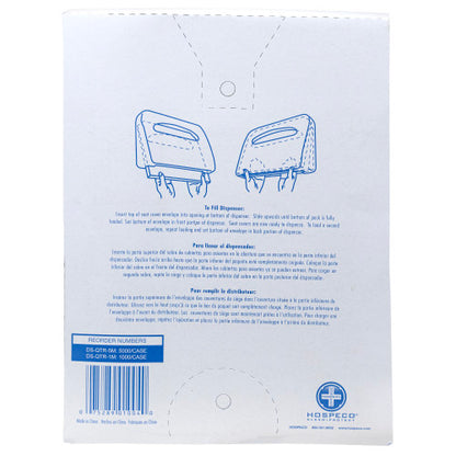 Hospeco® Discreet Seat® Toilet Seat Covers, Quarter Fold, 200/Pack, 20 Packs/Case (HOSDS-QTR-5M)