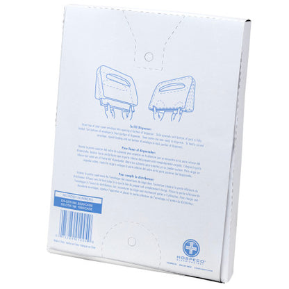 Hospeco® Discreet Seat® Toilet Seat Covers, Quarter Fold, 200/Pack, 20 Packs/Case (HOSDS-QTR-5M)