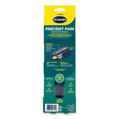 Dr. Scholl's Prevent Pain Protective Insoles for Women, Women's Size 6 to 10, Purple (DSC00329)