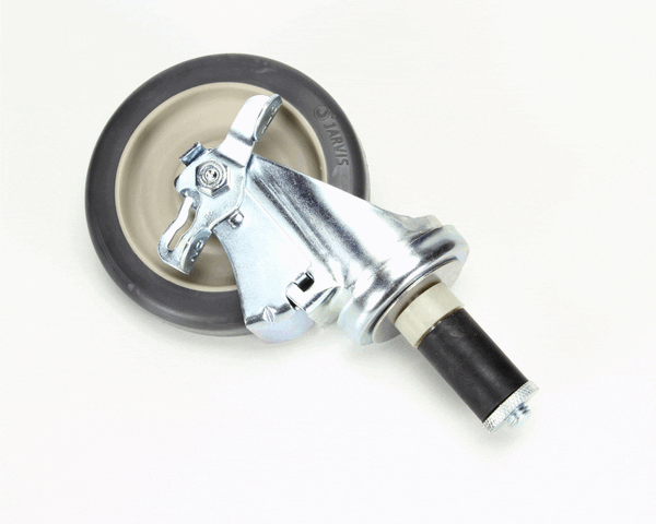 Duke DUK175562 Caster, Stem, 5 inchesW/Brk, 1-1/8 inchesTube (DUK175562)