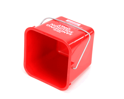 Duke 175842 Pail,Sani Red 3 Quart (DUK175842)