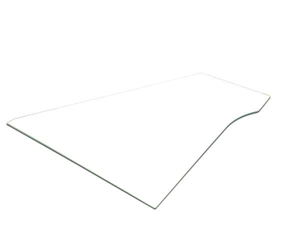 Duke 215763 End Glass Pylon-Subway 17.687 X 16.146-- (DUK215763)